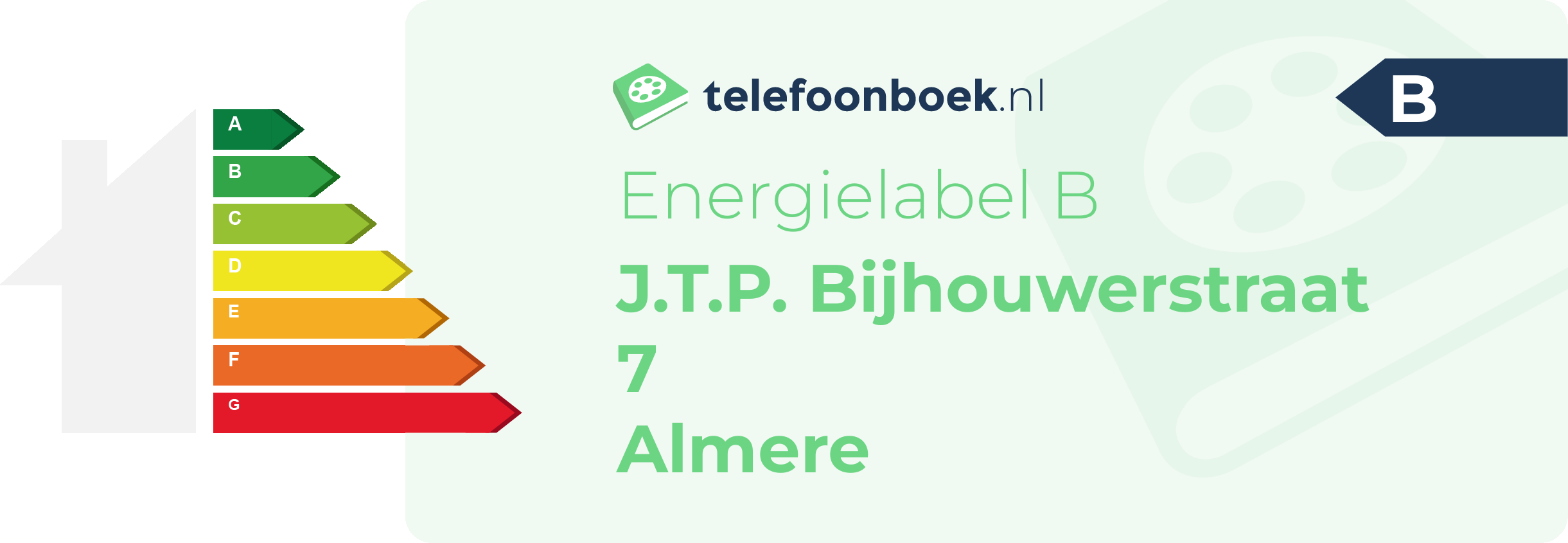 Energielabel J.T.P. Bijhouwerstraat 7 Almere
