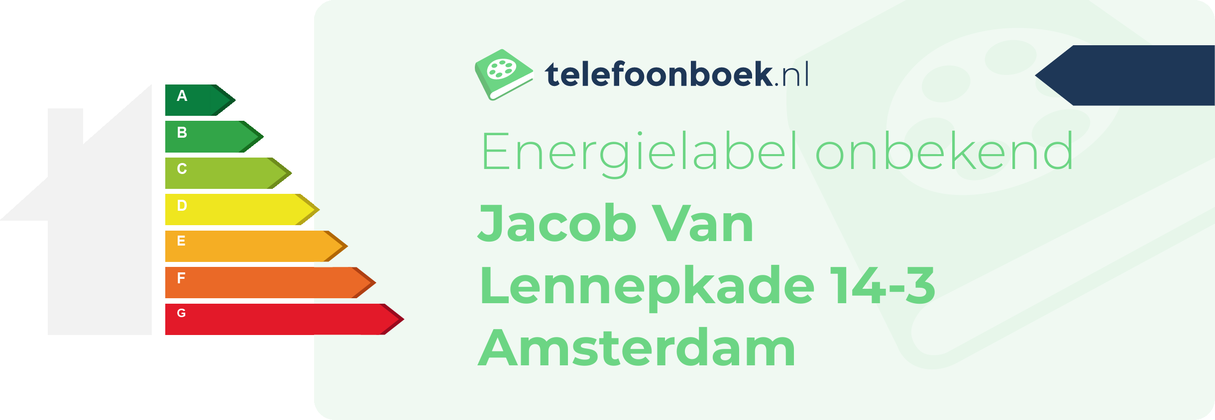 Energielabel Jacob Van Lennepkade 14-3 Amsterdam