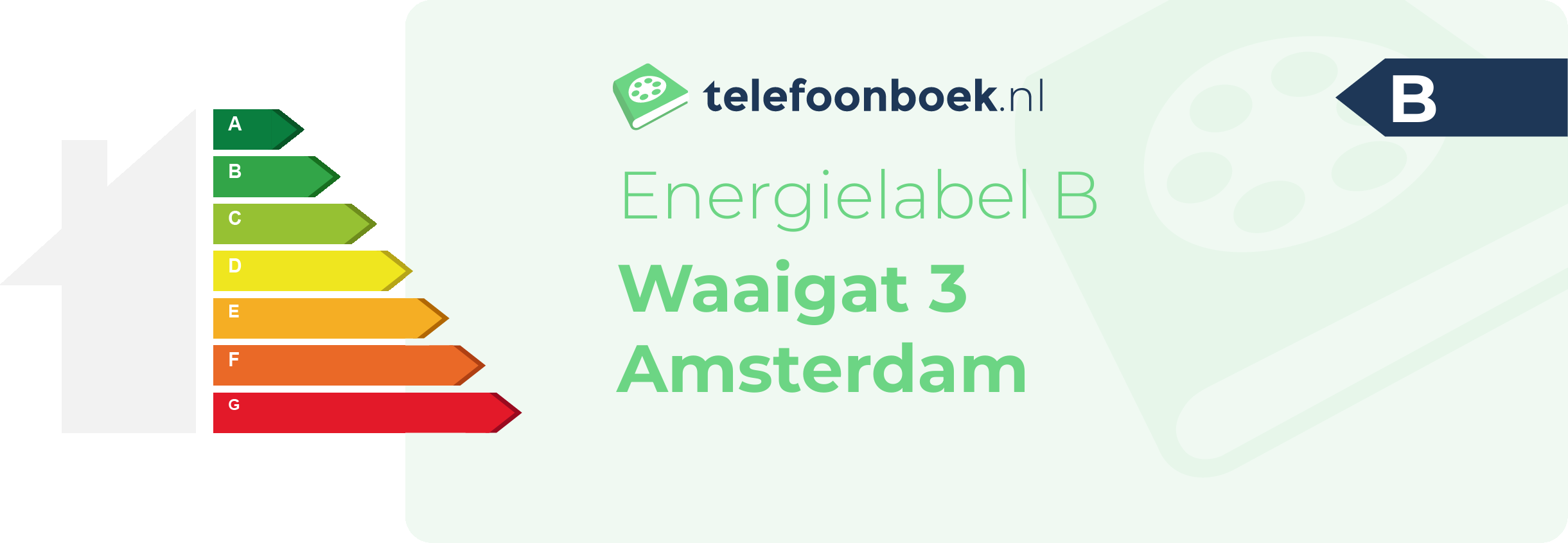 Energielabel Waaigat 3 Amsterdam