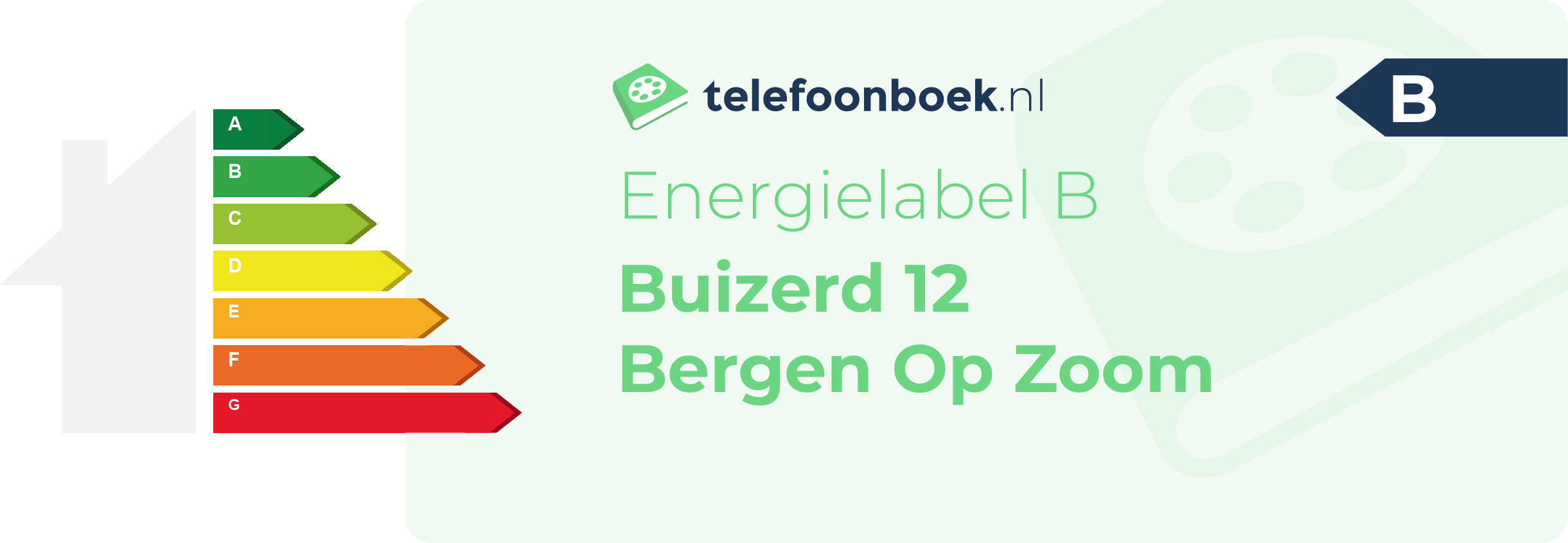 Energielabel Buizerd 12 Bergen Op Zoom