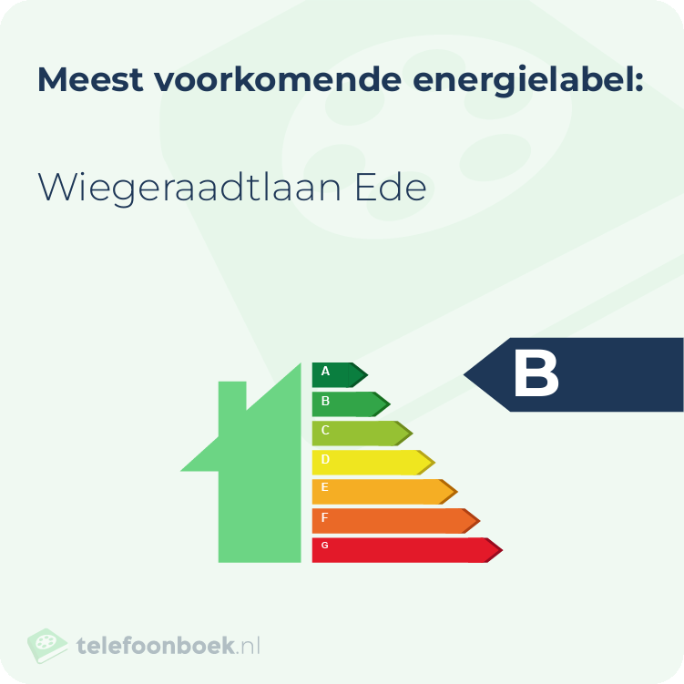 Energielabel Wiegeraadtlaan Ede | Meest voorkomend