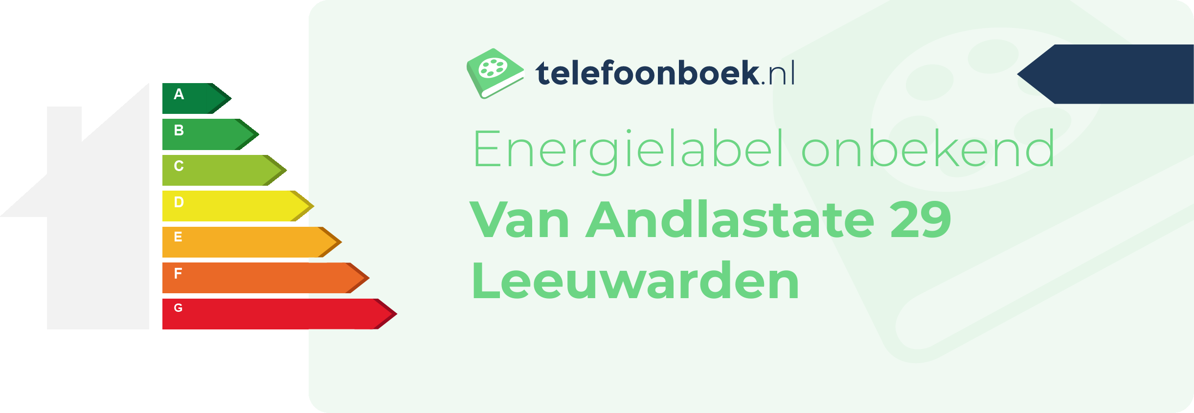 Energielabel Van Andlastate 29 Leeuwarden