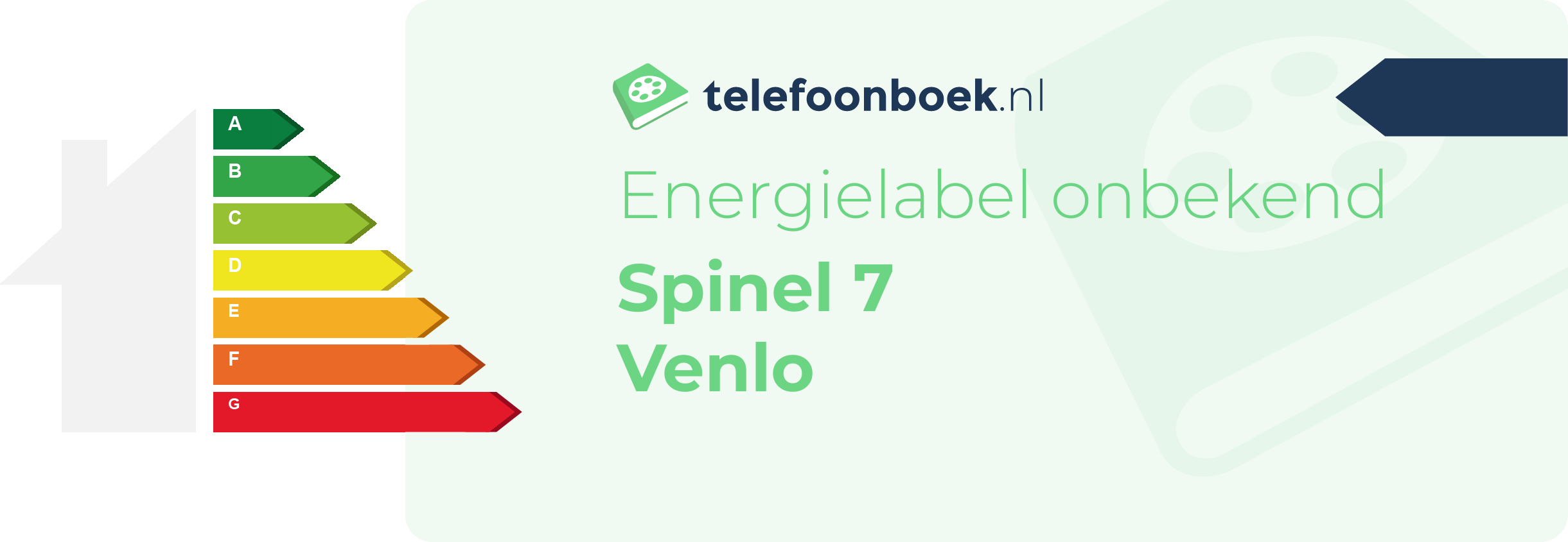 Energielabel Spinel 7 Venlo