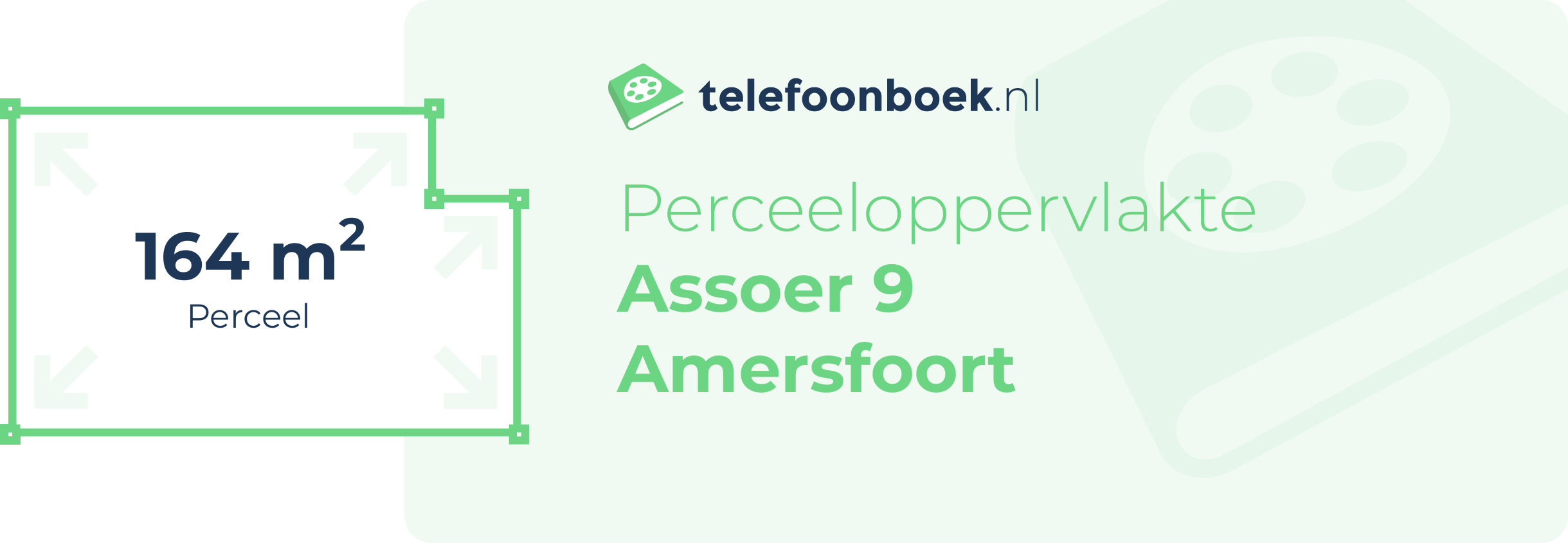 Perceeloppervlakte Assoer 9 Amersfoort