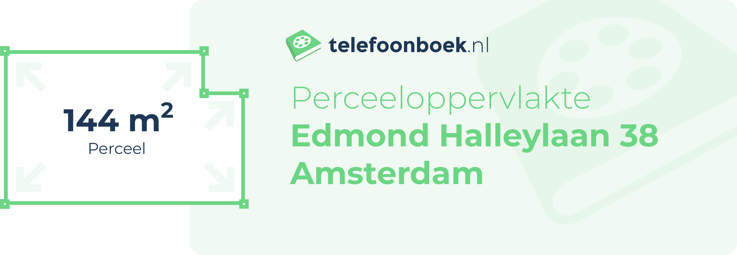 Perceeloppervlakte Edmond Halleylaan 38 Amsterdam