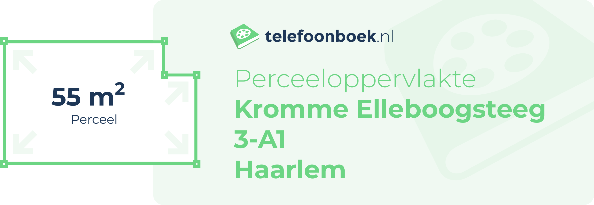 Perceeloppervlakte Kromme Elleboogsteeg 3-A1 Haarlem
