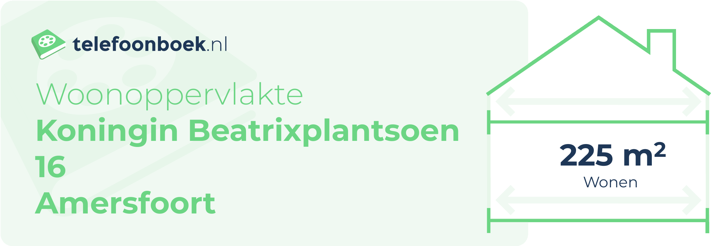 Woonoppervlakte Koningin Beatrixplantsoen 16 Amersfoort