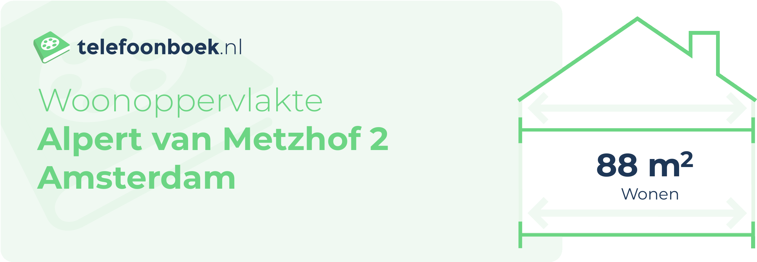 Woonoppervlakte Alpert Van Metzhof 2 Amsterdam