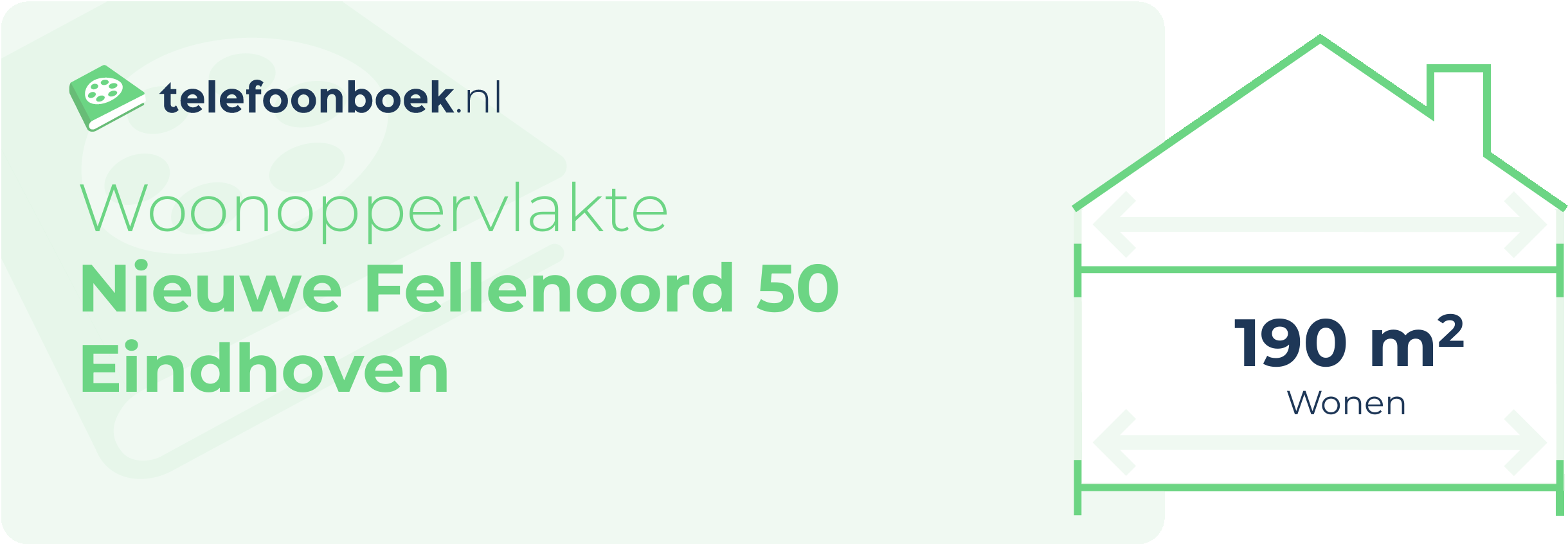 Woonoppervlakte Nieuwe Fellenoord 50 Eindhoven