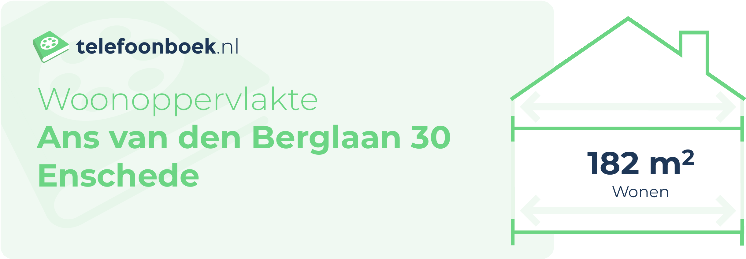 Woonoppervlakte Ans Van Den Berglaan 30 Enschede