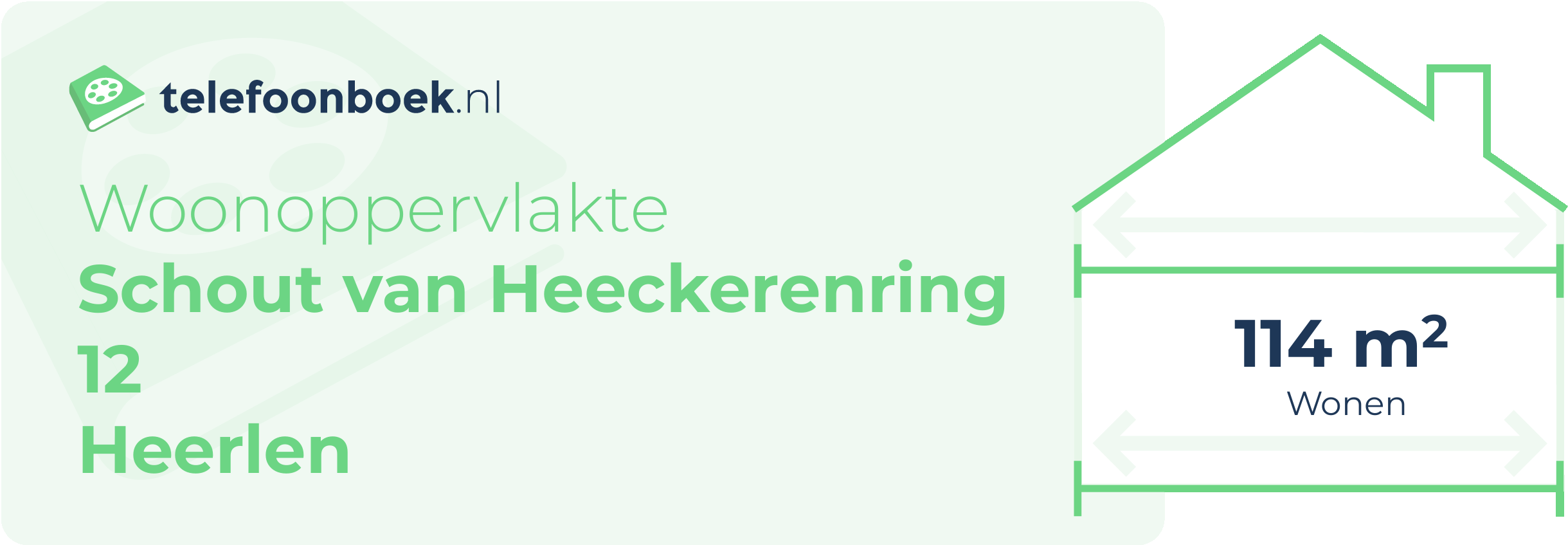 Woonoppervlakte Schout Van Heeckerenring 12 Heerlen