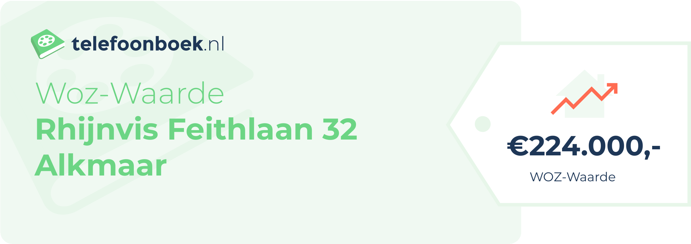 WOZ-waarde Rhijnvis Feithlaan 32 Alkmaar