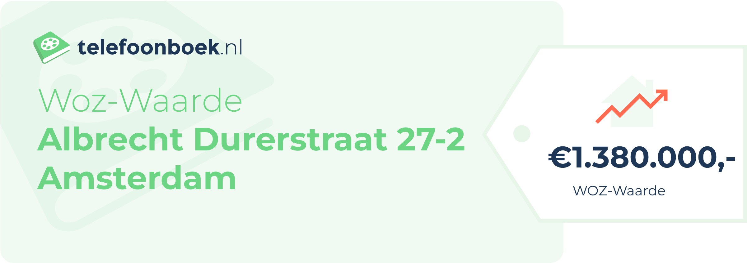 WOZ-waarde Albrecht Durerstraat 27-2 Amsterdam