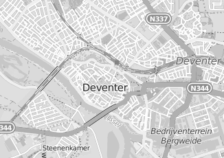 Kaartweergave van Fixet bouwmarkt in Deventer