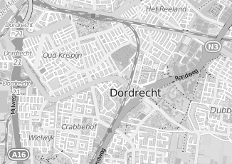 Kaartweergave van Hypotheek in Dordrecht