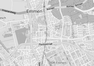 Kaartweergave van Meijer in Emmen