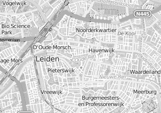 Kaartweergave van Je de haan in Leiden