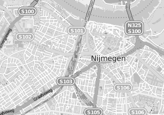 Kaartweergave van Bcc nijmegen in Nijmegen