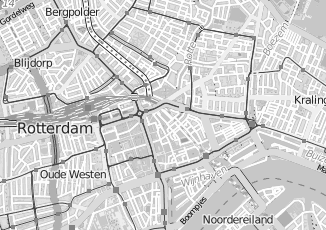 Kaartweergave van Openbaar vervoer in Rotterdam